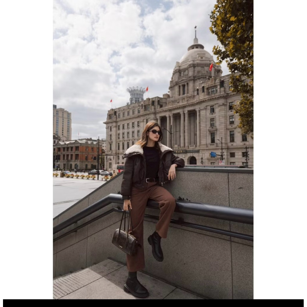 ส่งต่อ VISA COAT C77 Oslo Bomber Coat เสื้อโค้ทหนังขนเป็ด ทรงบอมเบอร์