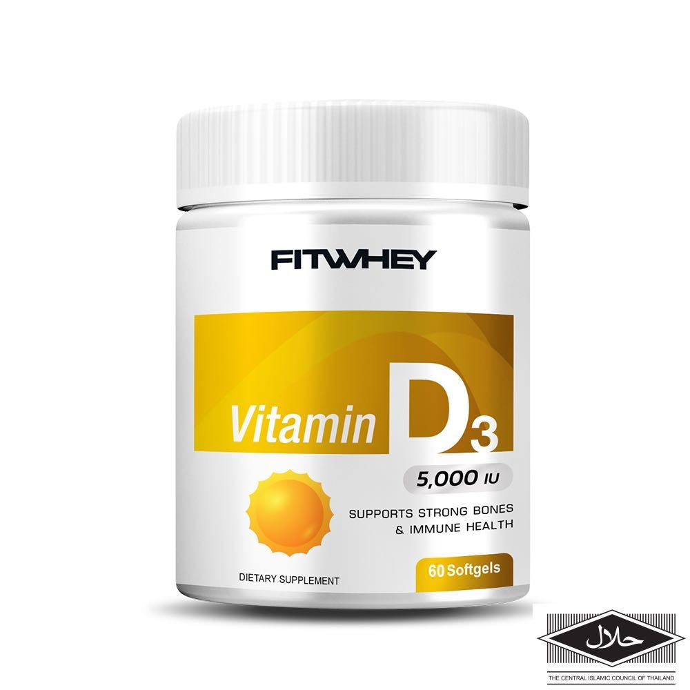 FITWHEY VITAMIN D3 5000 iu (exp.04/28)