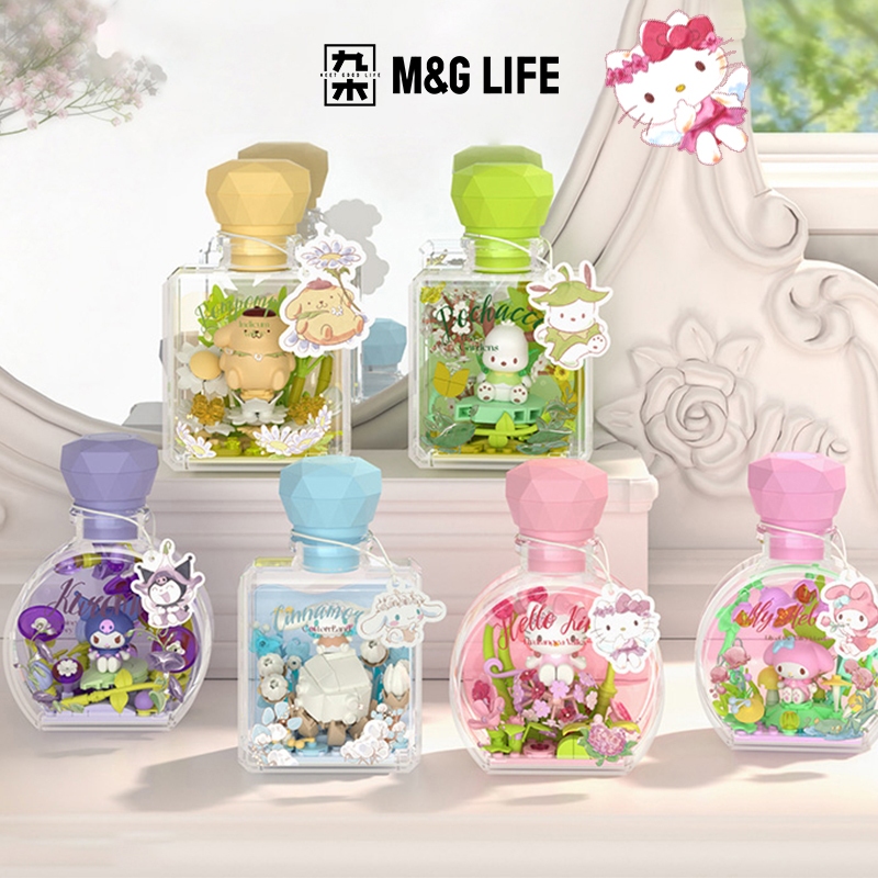 M&G Life x Sembo Flower-Loving Spirit Series Building Block Blind Box Desktop Ornament