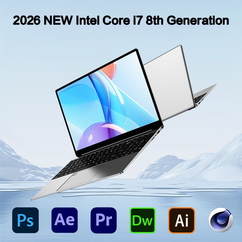 2026 แล็ปท็อป intel Core i7 8565U RAM 16GB / SSD 2TB แล็ปท็อป คอมเล่นเกมแรงๆ ระบบภาษาไทย ฟรีสติ๊กเกอ