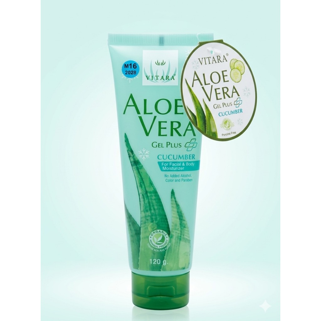 Vitara Aloe Vera Cool Gel Plus Cucumber 120g (Cool Gel Cucumber)