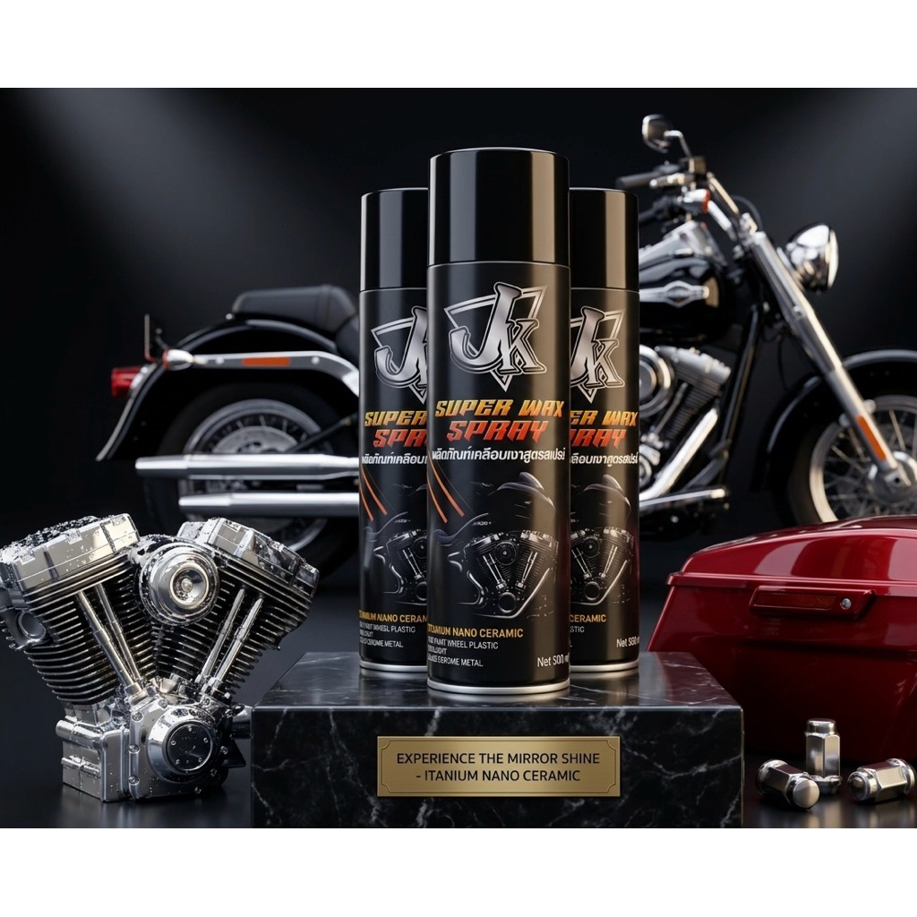 JK Super Wax Spray/สเปรย์เคลือบเงา