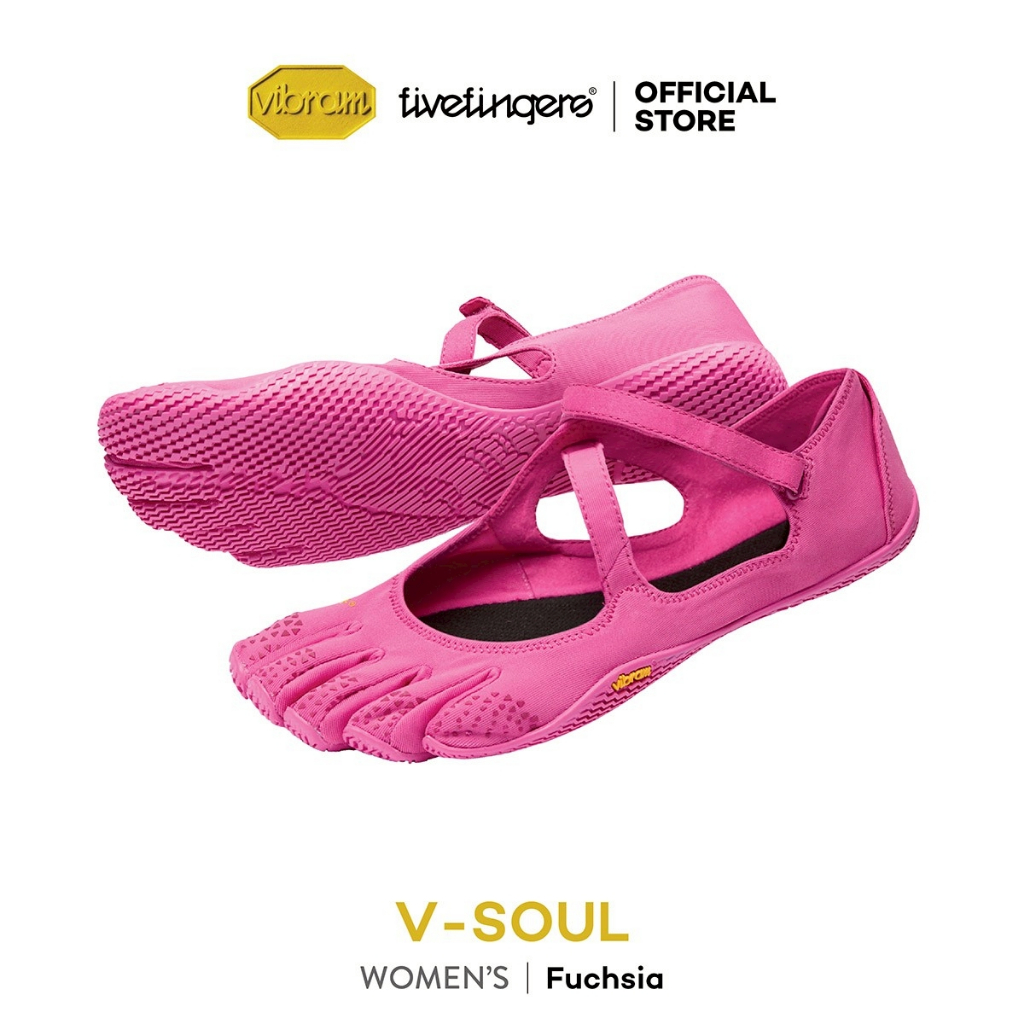 Vibram FiveFingers รุ่น V-Soul รองเท้าพิลาทิส/โยคะ รองเท้าเทรนนิ่ง รุ่นผู้หญิง สี Fuchsia