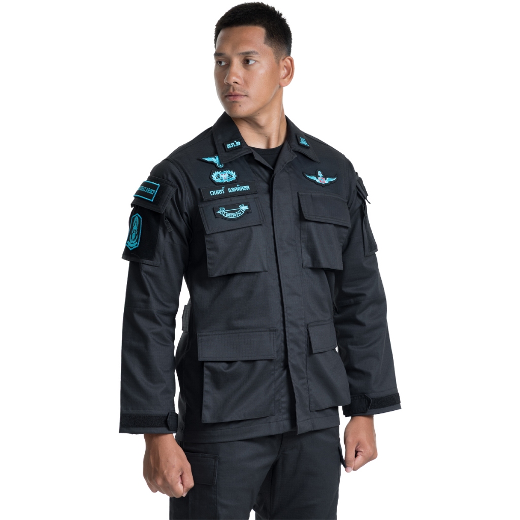 VALOR PX - Uniform Native BDU Serie [ทหารพราน] [จำหน่ายทั้งชุด] ชุดฝึก สีดำ ทหารพราน — صورة 4