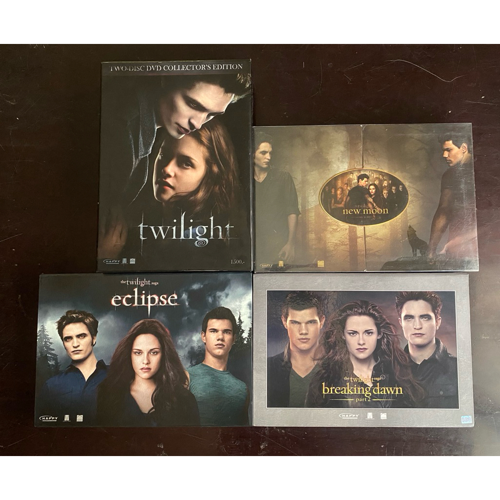 DVD Boxset twilight 🐺 แผ่นดีวีดีแวมไพร์ทไวไลท์