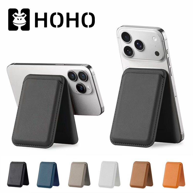 KA แม่เหล็กสําหรับ Magsafe ขาตั้งโทรศัพท์ แม่เหล็ก ที่ตั้งมือถือ Magnetic Wallet Stand Cardholder 2 ni 1 สแตนด์โทรศัพท์