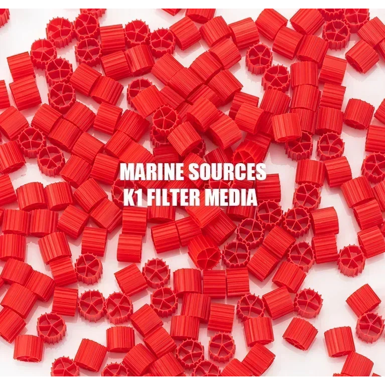 K1 moving bed media red ขนาด 1 ลิตร