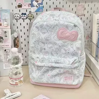 Hello Kitty กระเป๋าเป้ - ลายการ์ตูนน่ารัก - ของขวัญวันเกิดเด็กหญิง กระเป๋ากันน้ำ กระเป๋าเป้สะพายหลัง