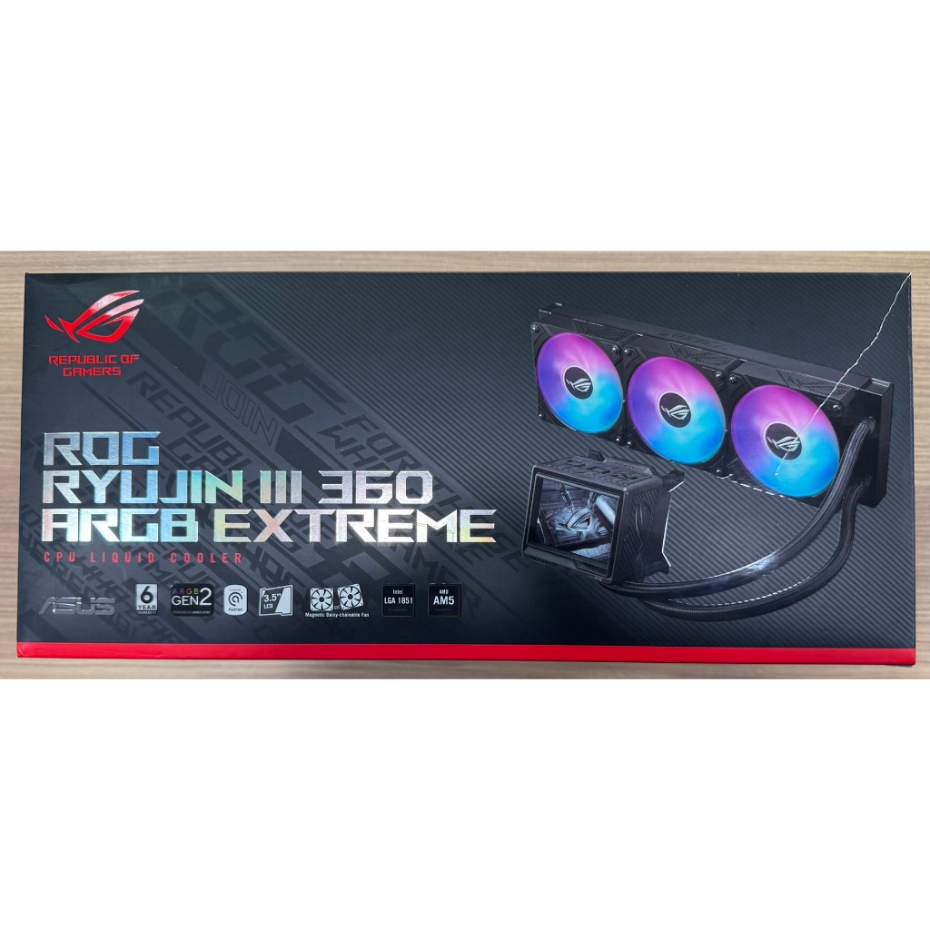 ชุดน้ำ ASUS ROG RYUJIN III 360 ARGB EXTREME (BLACK) (มือสอง)
