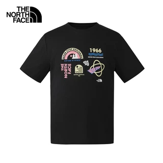 THE NORTH FACE UNISEX BRAND PROUD 2 SS TEE(ดูตารางไซส์ASIA/AP) - TNF BLACK/SOFT YELLOW เสื้อยืด