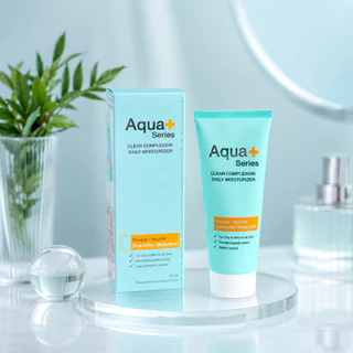( ลดปัญหาสิว ผิวชุ่มชื้น แข็งแรงกระจ่างใส ) Aqua+ series Clear complexion daily moisturizer 50 ml.