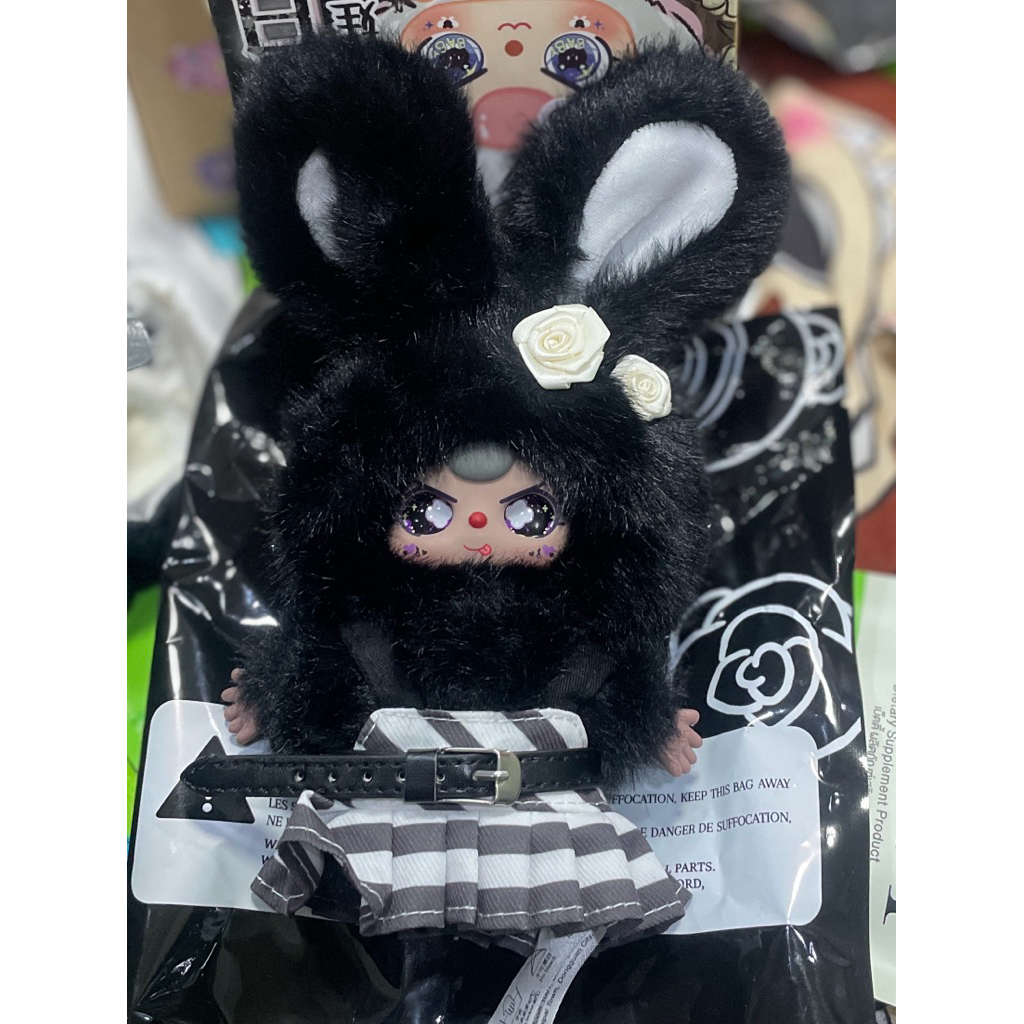 Baby three Black and White 🐰🖤🤍แบบเลือกตัว แกะเช็คตัว ไม่ผ่านการใช้งานอุปกรณ์ครบพร้อมส่ง