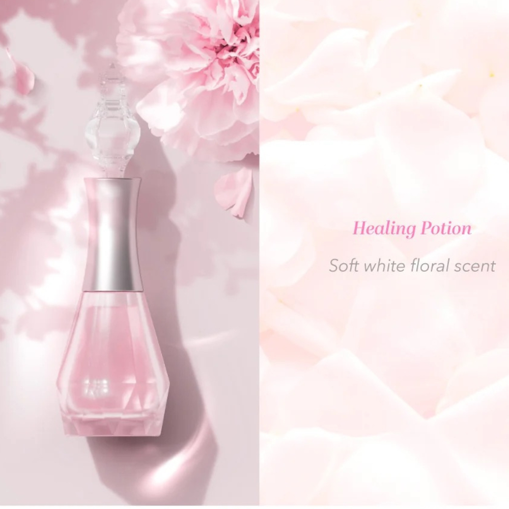 DGEL مقوي أظافر Healing Potion — White Floral — صورة 2
