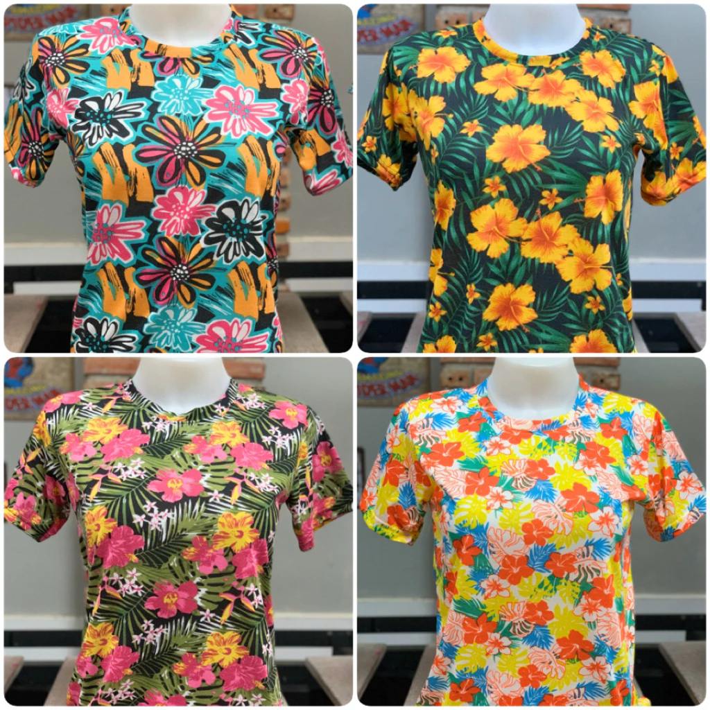 เสื้อลายดดอก ยกโหลราคาส่ง