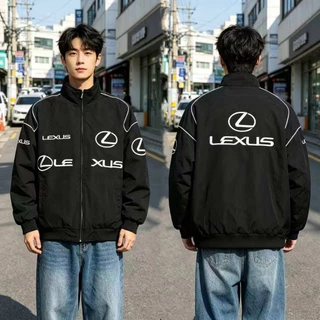 【พร้อมส่งไทย】F1 Ferrari แจ็คเก็ต เสื้อแข่งรถ ลำลอง อเมริกันย้อนยุค ปักลาย กันลม แบบมีซิป สำหรับผู้ชายผู้หญิง