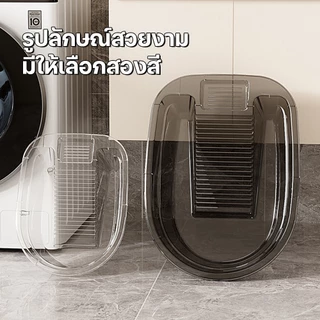 อ่างล้างหน้าพลาสติกใส ที่ทนทาน พร้อมกระดานซักผ้า กะละมังพลาสติก อ่างซักผ้า ถังซักผ้า เหมาะสำหรับใช้ในบ้านหรือหอพัก