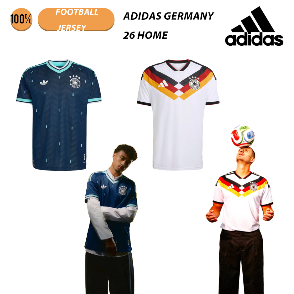 ชุดฟุตบอล Adidas Germany 26 เหย้าและเยือน แบบออเทนติก