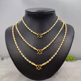 ใหม่ สร้อยคอลายถังโอ๊ค สร้อยคอลายใหม่ล่าสุด มี 2 ขนาดให้เลือก 3 มิล 4 มิล สร้อยลายสวยๆล่าสุด NK00