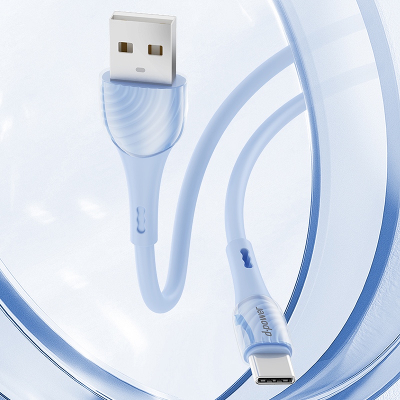 d-power สายชาร์จเร็ว 3A รุ่น CB-X13 สายซิลิโคนนุ่มพิเศษ ทำความสะอาดง่าย ถ่ายโอนข้อมูลได้ ยาว 1 เมตร (Micro/Type-C/IP)