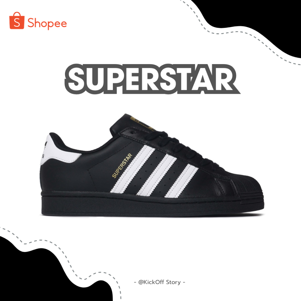superstar  รองเท้าผ้าใบลำลองและสบายสำหรับผู้ชายและผู้หญิง