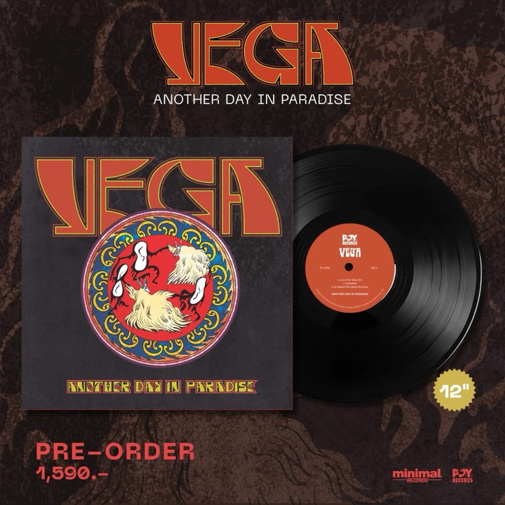 แผ่นเสียง VEGA   Another Day In Paradise  FULL ALBUM RELEASE: (12" นิ้ว)