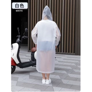 (พร้อมส่ง)Cici186เสื้อกันฝน เสื้อกันฝนผู้ใหญ่ EVA คุณภาพดี เสื้อคลุมกันฝนคุณภาพดี น้ำหนักเบา แบบกระดุมติดง่าย พกพาสะดวก