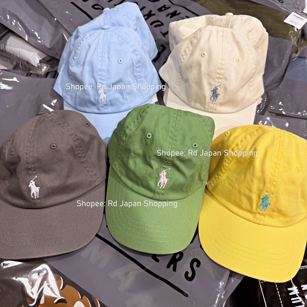 ของแท้ หมวก โปโล พร้อมส่ง เขียว เหลือง Polo Cap น่ารัก ผู้หญิง ผู้ชาย