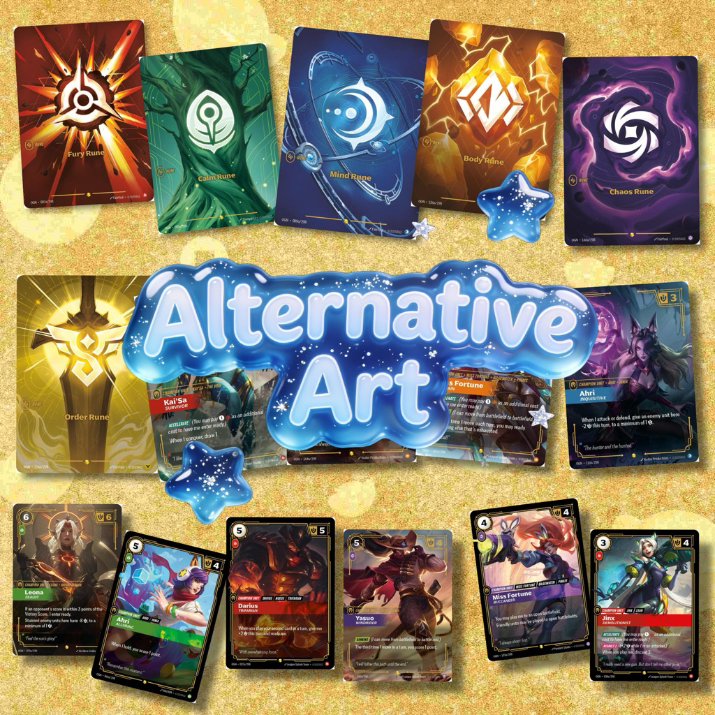 Riftbound Origins Alternate Art ( All Foil ) ทุกใบ