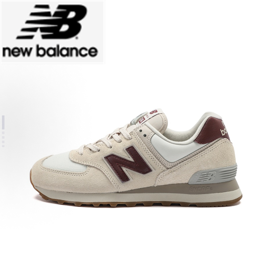New Balance NB 574 low cut running shoes in beige color  ของแท้ 100 %