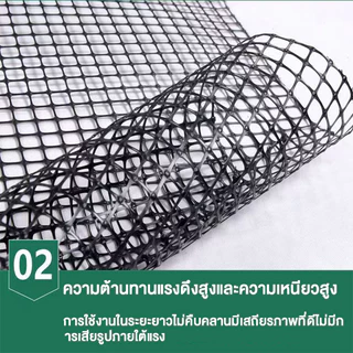 ตาข่ายพลาสติก สำหรับรั้วสวน กันนก กันสัตว์ เลี้ยงไก่ วัสดุPE คุณภาพดี ทนแดด ทนฝน ใช้งานได้หลากหลาย ขนาด 50 เมตร