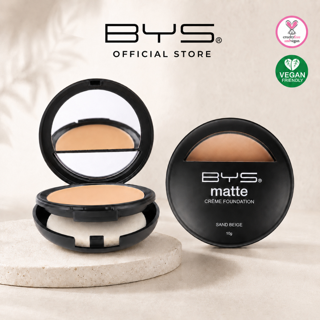 BYS Cosmetics Matte Crème Foundation 7 g. รองพื้นเนื้อครีมแบบแมตต์