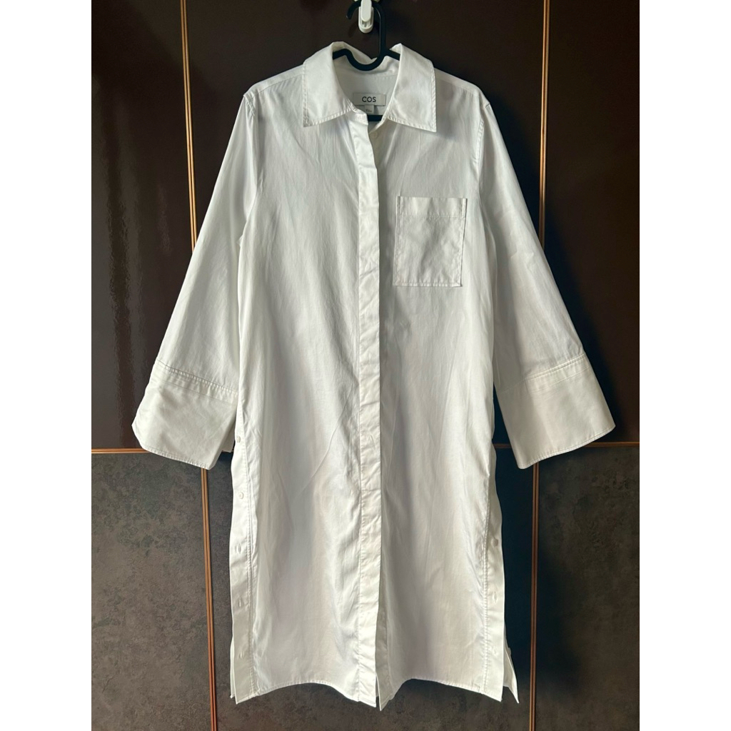 มือสอง เดรสเชิ้ตแบรนด์ COS : COS  oversized dress shirt