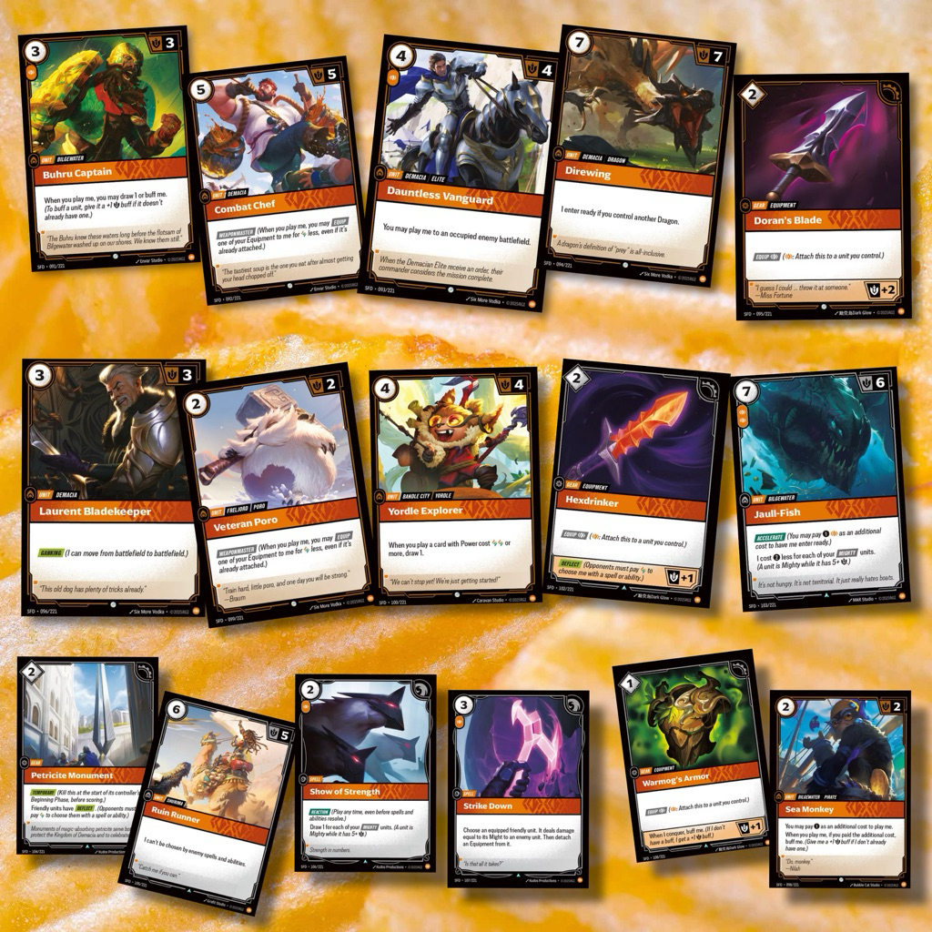 Riftbound Spiritforged Body ระดับ C,U ( ธรรมดา )