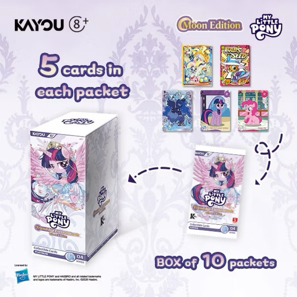 Kayou Card My Little Pony Moon series 4 การ์ดโพนี่ ข่าโหยว