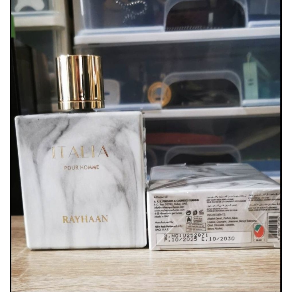 น้ำหอมRayhaan Italia 100ml
