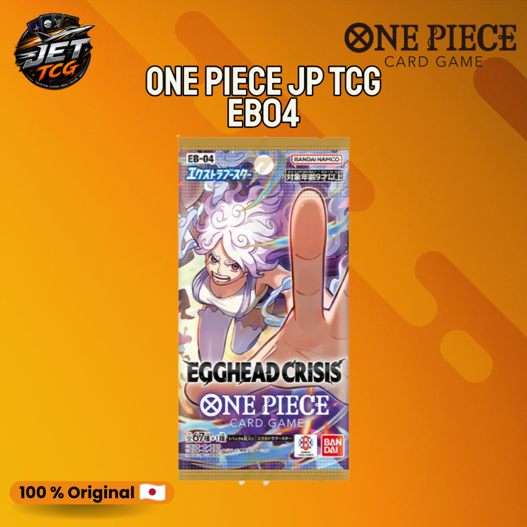 [พร้อมส่ง🔥][ของแท้100%] One Piece EB-04 Booster Pack JP | EGGHEAD CRISIS | OPCG BANDAI