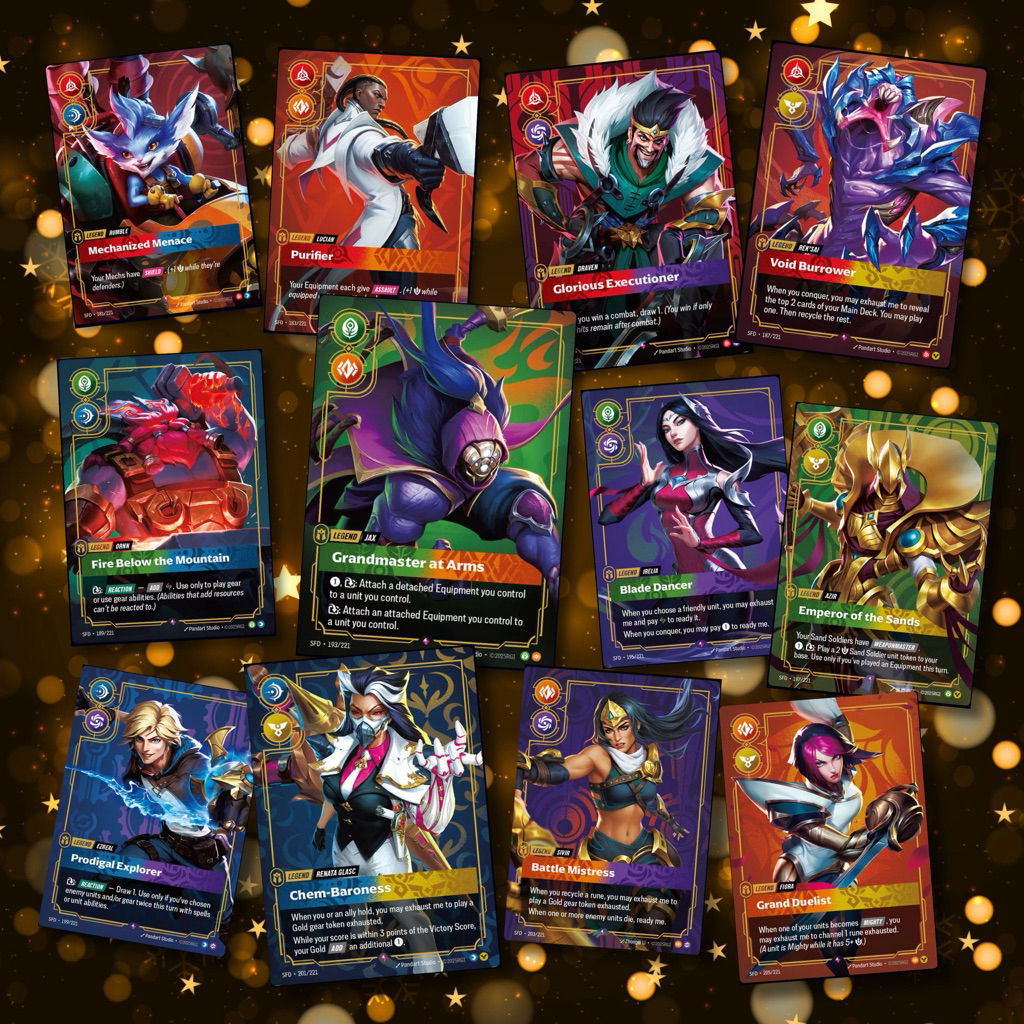 Riftbound Spiritforged Legend ระดับ Rare ( All Foil )