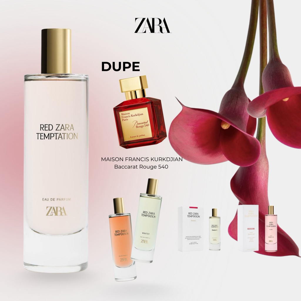 🌹 น้ำหอม Zara Red Temptation - กลิ่นหรูระดับไฮเอนด์ ในราคาสบายกระเป๋า!