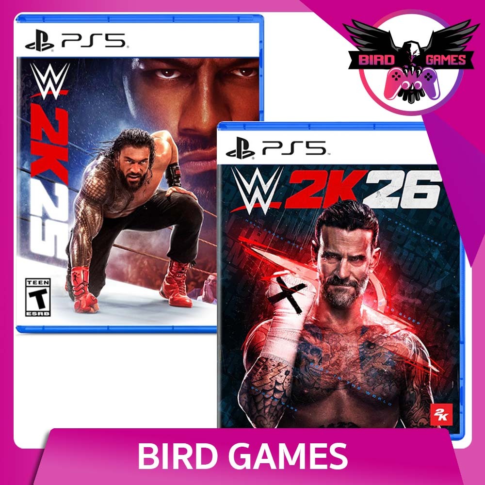 WWE 2K25, WWE 2K26 Standard Ps5 Game แผ่นแท้มือ1!!! (WWE2K26 Ps5)(W2K26 Ps5)(W2K 26 Ps5) W2K2026 Ps5