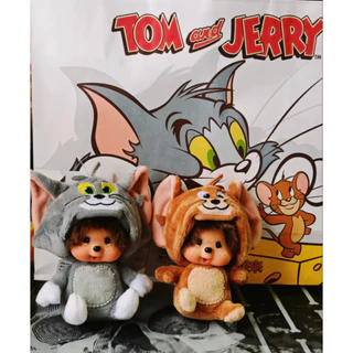 🌈🇯🇵 พร้อมส่งค่ะ! Monchhichi x Tom and Jerry ตุ๊กตาม่อนชิชิ ทอม เจอร์รี่ รุ่นคอลแลบ ของใหม่ป้ายห้อย