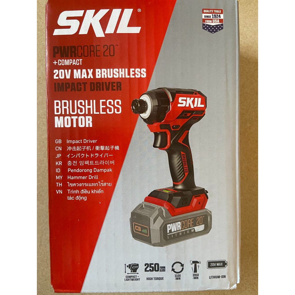 Skil 6739 20V PWRCORE 20 ประแจกระแทกไร้สาย 3/8 นิ้ว