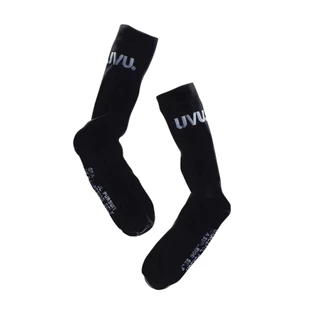 （ไม่ใช่ของขวัญ）พร้อมส่ง!! UVU Running Sock (Black/White)ถุงเท้ากีฬา ถุงเท้าขายาว