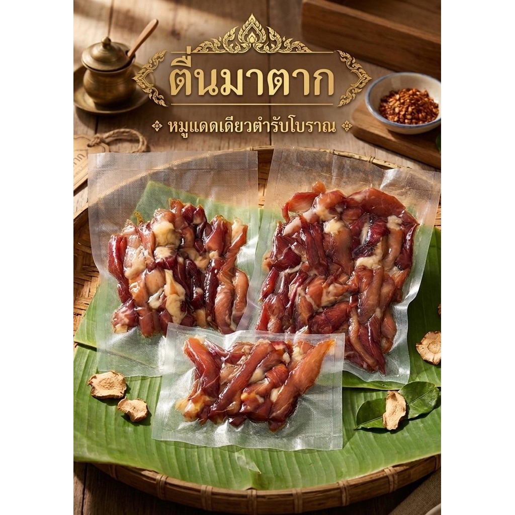 ตื่นมาตาก หมูแดดเดียว 🐷