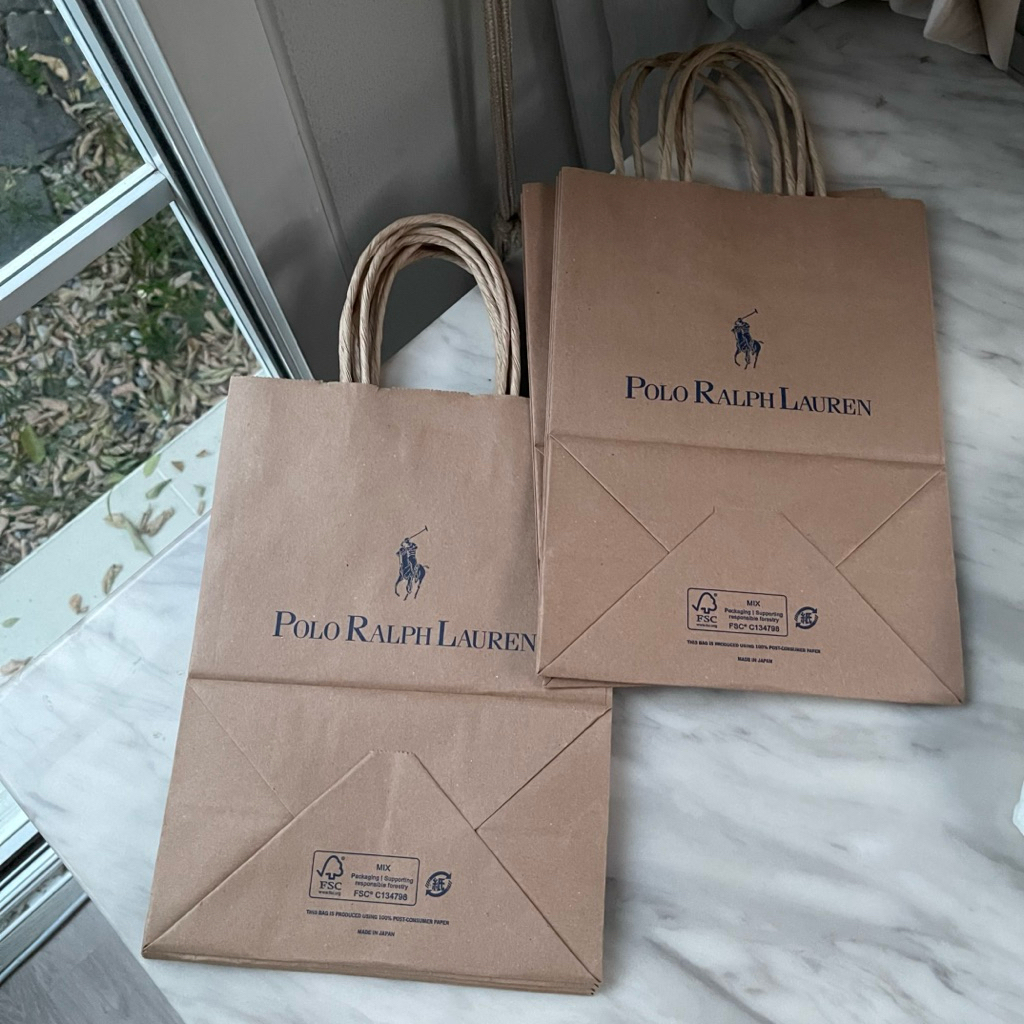 พร้อมส่ง ถุงPOLO Ralph Lauren ของใหม่นะคะ ของแท้ไม่เคยใช้งาน🤎⚡️