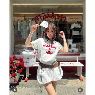 เสื้อยืด ROLAROLA แท้ MAISON DE ROLA EMBROIDERY T-Shirt