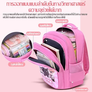 กระเป๋านักเรียนเด็ก กันน้ำ ลายน่ารัก น้ำหนักเบา ใส่สบาย สำหรับอนุบาล-ประถม พร้อมส่ง Backpack
