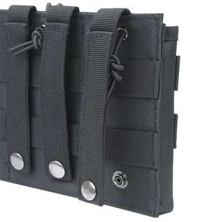 【COD จัดส่งจากกรุงเทพ พร้อมส่ง】ซองเก็บอุปกรณ์สามช่อง MOLLE 5.56/7.62 ใช้กับ M4/AK/AR หยิบเร็ว ทนทาน อุปกรณ์กลางแจ้ง
