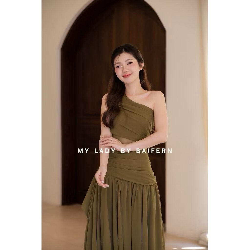 ส่งต่อ ชุดเดรสไปงานแต่ง ชุดออกงาน MY LADY BY BAIFERN (S)