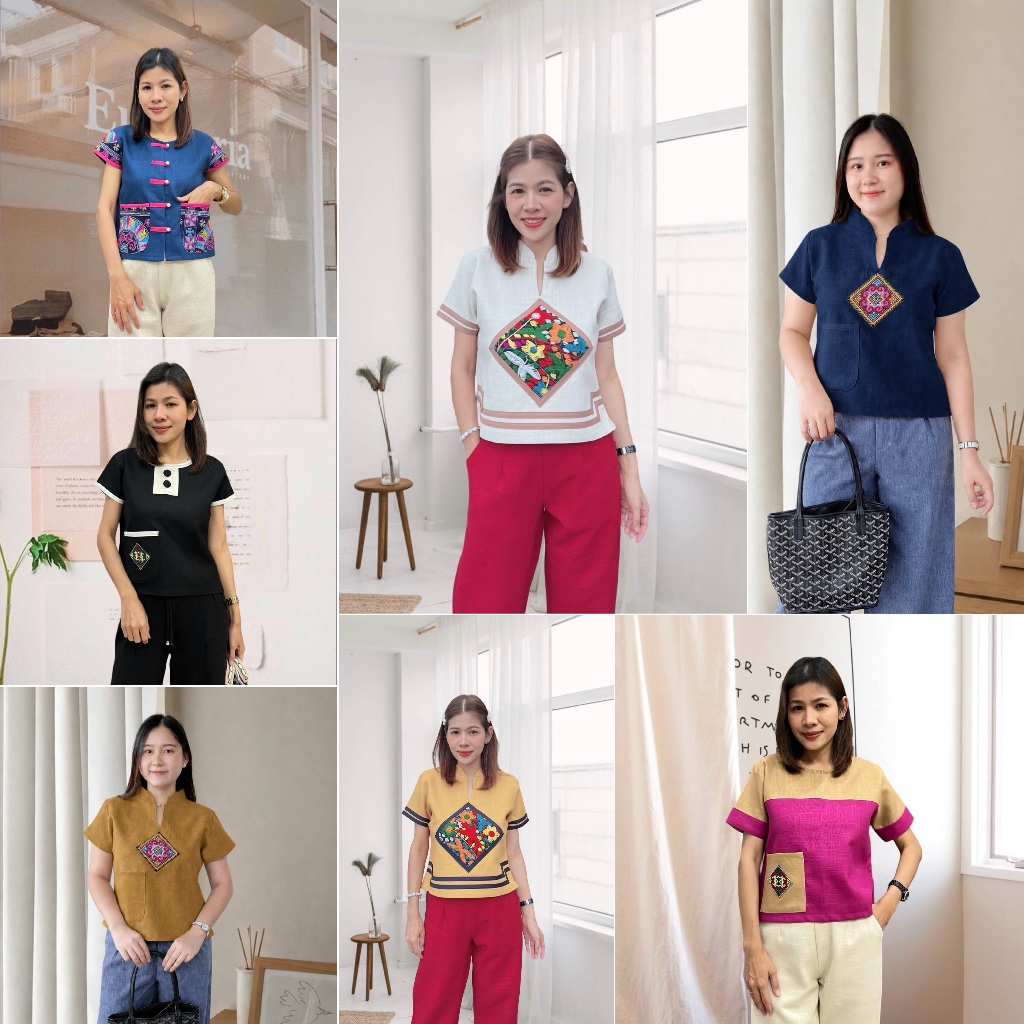 เสื้อผ้าลินินกัญชงอัดกาว เสื้อคลุม สีดำ แบบใหม่ งานสั่งตัดตามออเดอร์เท่านั้น