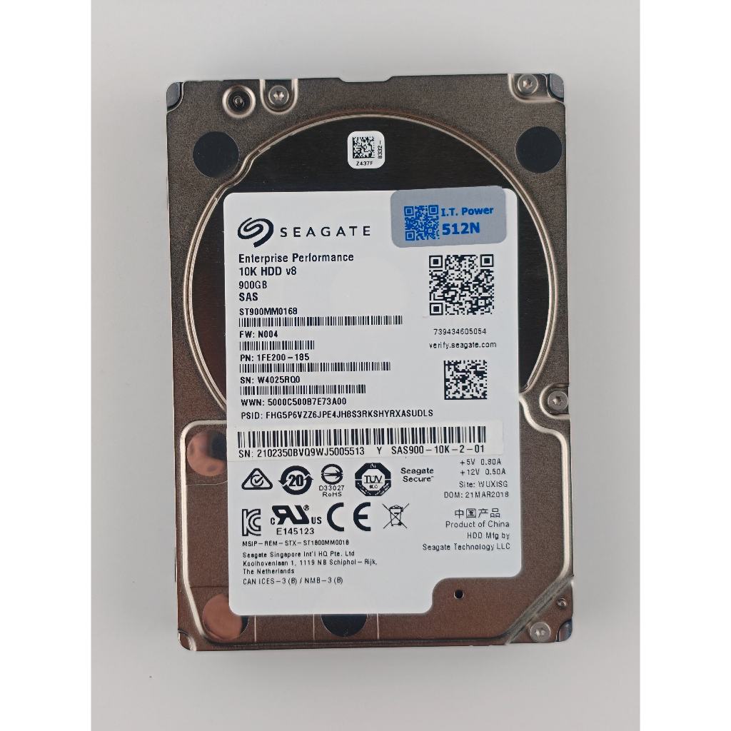 HDD SAS 900GB 10K 12G 2.5" ST900MM0168 Enterprise Performance 10K HDD v8 DELL HP IBM Hauwei 520 512 